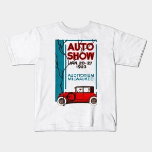 1923 Auto Show, Milwaukee, Wisconsin Kids T-Shirt